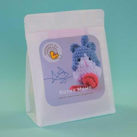Купить Котик Момо (Набор) Momo в интернет магазине Crochetty Kit